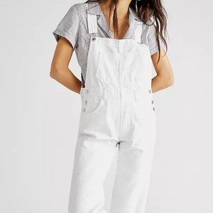 We The Free White Overalls